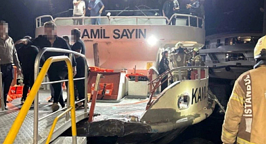 Üsküdar’da yolcu teknesi ile yük gemisi çarpıştı: 12 yaralı