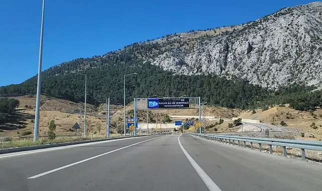 Antalya-Konya kara yolu bakım nedeniyle kapalı
