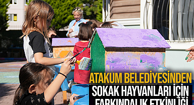 Atakum Belediyesinden sokak hayvanları için farkındalık etkinliği