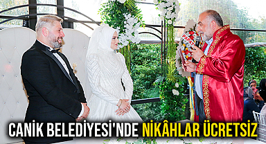 Canik Belediyesi'nde Nikâhlar Ücretsiz