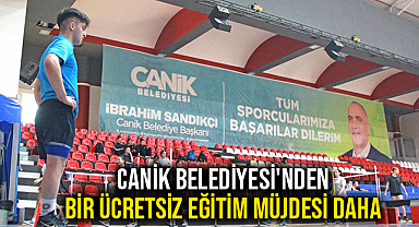 Canik Belediyesi'nden Bir Ücretsiz Eğitim Müjdesi Daha 