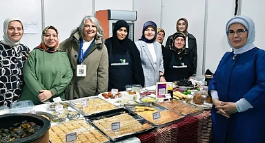 Emine Erdoğan, Rize Gastronomi Günleri’nde kadın üreticilerle buluştu