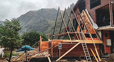 Fırtına Vadisi’ndeki izinsiz ve taşkın riski altındaki yapılar tek tek kaldırılıyor