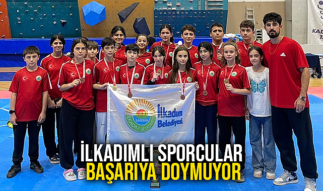 İlkadım'lı Sporcular Başarıya Doymuyor