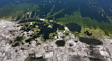 Kayseri’de kuraklık eski köyleri gün yüzüne çıkardı