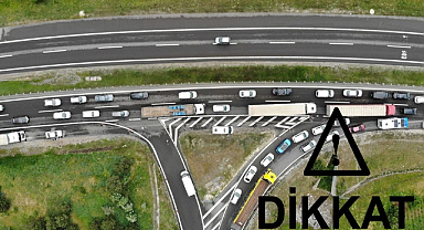 Otoyol çalışması nedeniyle Karabük- Gerede yolu trafiğe kapatıldı