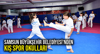 Samsun Büyükşehir Belediyesi’nden Kış Spor Okulları 