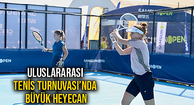 Samsun'da Tenis Turnuvası'nda Büyük Heyecan