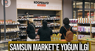 Samsun Market’e Yoğun İlgi