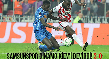 Samsunspor Dinamo Kiev’i Devirdi! 3-0
