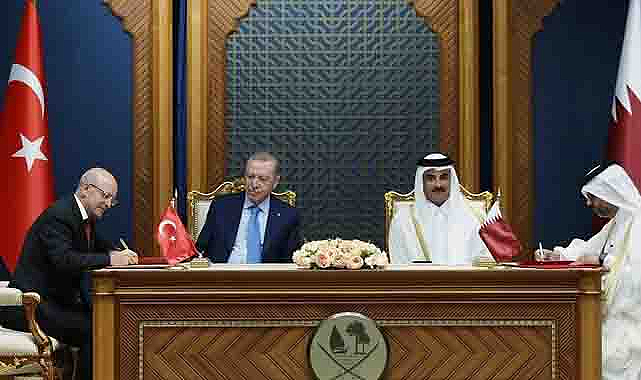 Türkiye ve Katar arasında çok sayıda anlaşmaya imza atıldı