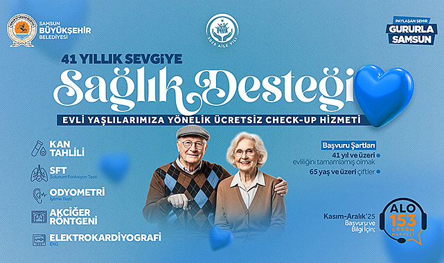 Büyükşehir'den 41 Yıllık Sevgiye Sağlık Desteği