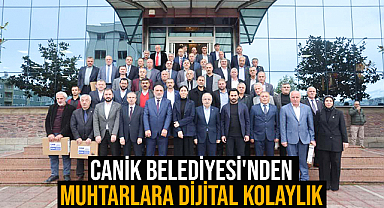 Canik Belediyesi'nden Muhtarlara Dijital Kolaylık