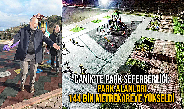Canik'te Park Seferberliği: Park Alanları 144 Bin Metrekareye Yükseldi