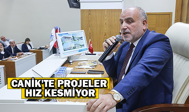 Canik'te Projeler Hız Kesmiyor