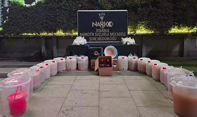 İstanbul’da uyuşturucu operasyonu: 178 kilo metamfetamin ele geçirildi