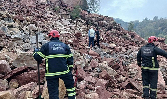 Ordu’da taş ocağı şantiyesinde göçük: 1 işçi hayatını kaybetti