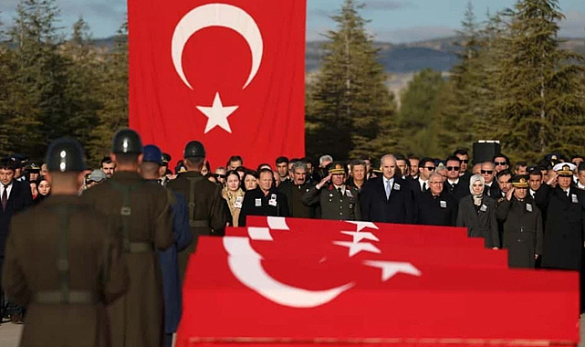 Şehit olan 20 kahraman askerimiz memleketlerine uğurlandı