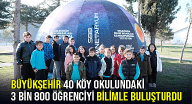 Büyükşehir 40 Köy Okulundaki 3 Bin 800 Öğrenciyi Bilimle Buluşturdu
