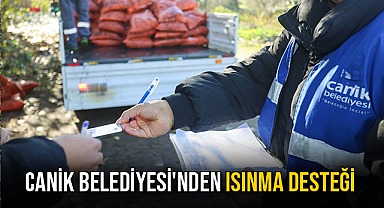 Canik Belediyesi'nden Isınma Desteği