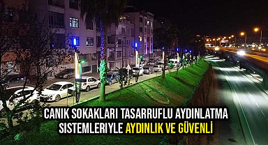 Canik Sokakları Tasarruflu Aydınlatma Sistemleriyle Aydınlık ve Güvenli 