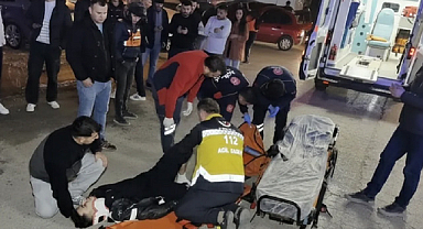 Aksaray’da otomobil ile motosiklet çarpıştı