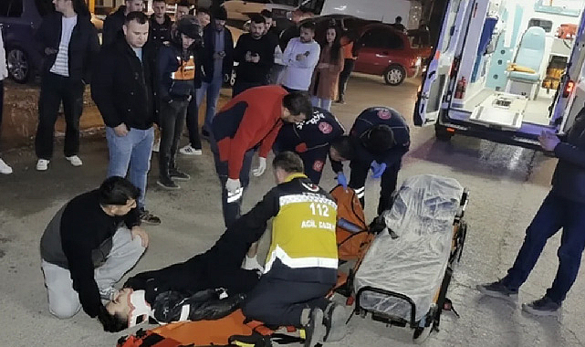 Aksaray’da otomobil ile motosiklet çarpıştı