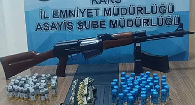 Kars’ta huzur uygulamalarda silah ve mühimmat ele geçirildi