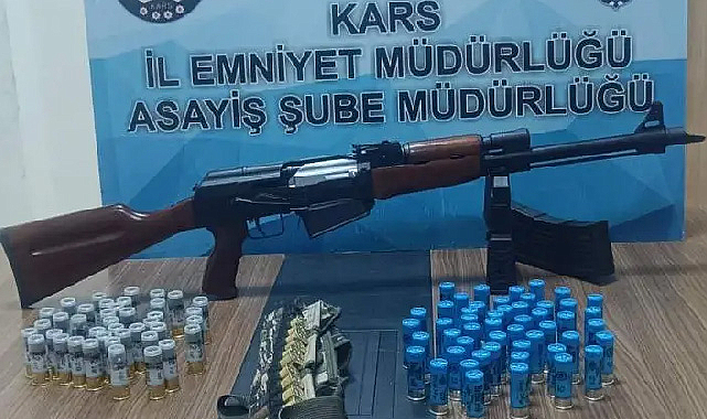 Kars’ta huzur uygulamalarda silah ve mühimmat ele geçirildi