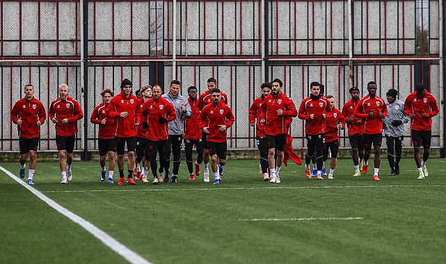 Samsunspor, KF Shkëndija Maçı Hazırlıklarına Başladı