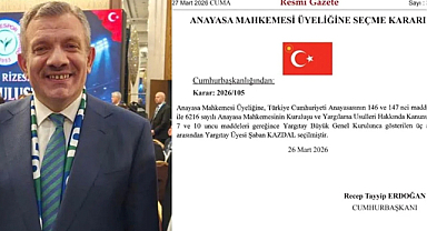 AYM üyeliğine Şaban Kazdal seçildi