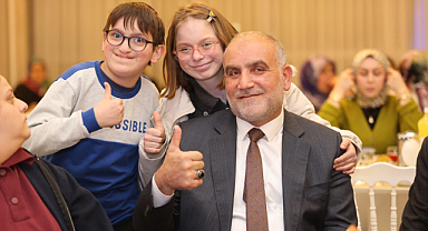 Canik'te Gönül Sofraları Özel Çocukları Ağırladı