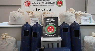 İpsala’da hassas burunlar uyuşturucuyu buldu