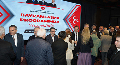 MHP Samsun Teşkilatı Bayramlaşma Programında Buluştu