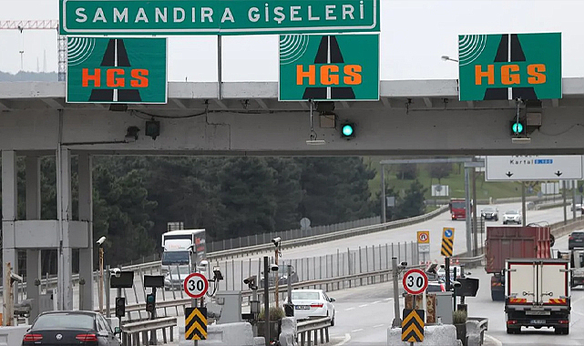 Otoyollarda HGS kullanımı 585 milyonu aştı
