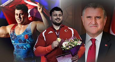 Bakan Bak’tan Rıza Kayaalp’e tarihi rekor sonrası tebrik