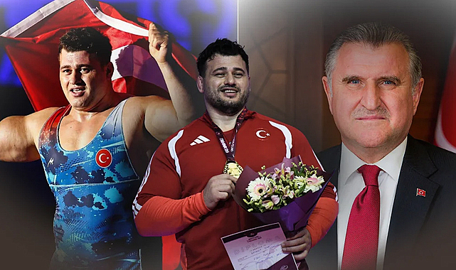 Bakan Bak’tan Rıza Kayaalp’e tarihi rekor sonrası tebrik