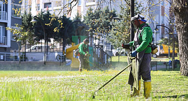 Canik'te Parklar Yaza Hazırlanıyor 