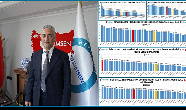 Hekimsen’den OECD verileri üzerinden vergi ve SGK kesintisi eleştirisi
