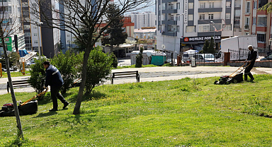 İlkadım’da Yeşil Alanlarda Yaz Mesaisi Başladı