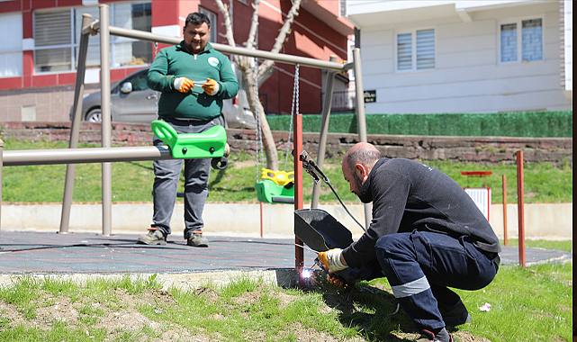 İlkadım’ın Parkları Yaza Hazırlanıyor