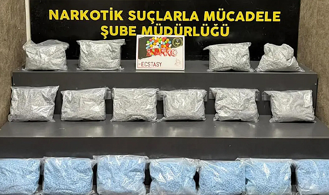 İzmir’de uyuşturucu operasyonu: 101 bin hap ele geçirildi