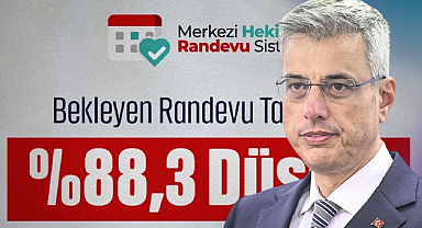 Bakan Memişoğlu: Bekleyen randevu sayısında %88,3’lük düşüş