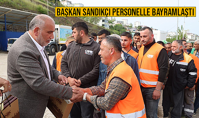 Başkan Sandıkçı Personelle Bayramlaştı 