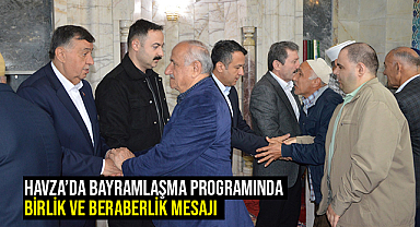 Havza’da Bayramlaşma Programında Birlik ve Beraberlik Mesajı