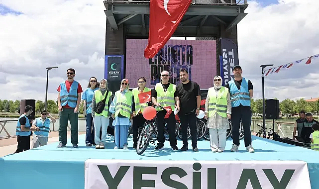 Çorum’da pedallar sağlıklı yaşam için çevrildi