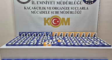 Samsun'da 91 Kaçak Cep Telefonu Ele Geçirildi