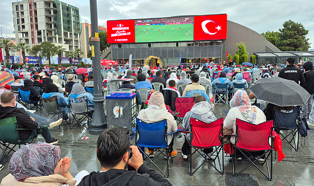 Samsun'da Milli Maç Heyecanı