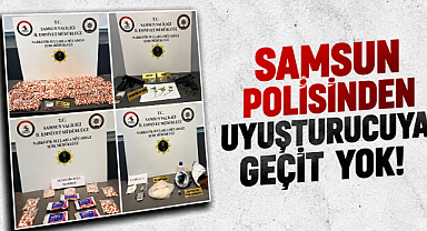 Samsun Polisi Uyuşturucuya Geçit Vermedi