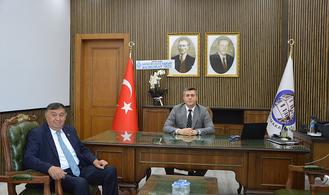 Başkan İkiz'den Kaymakam Samet Serin'e Hayırlı Olsun Ziyareti